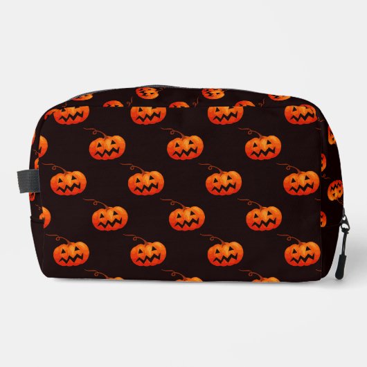 Halloween Pumpkins, Orange Pumpkins Trick oder Tre Waschbeutel (Vorderseite)