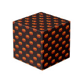 Halloween Pumpkins, Orange Pumpkins Trick oder Tre Würfel (Rückseite Schrägansicht)