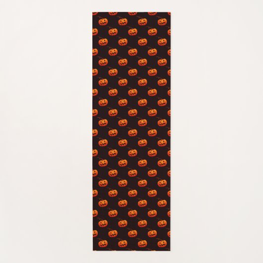 Halloween Pumpkins, Orange Pumpkins Trick oder Tre Yogamatte (Vorderseite)