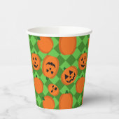 Halloween Pumpkins Paper Cup Pappbecher (Links)