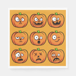 Halloween Pumpkins Papier Servietten