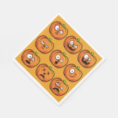 Halloween Pumpkins Papier Servietten (Ecke)