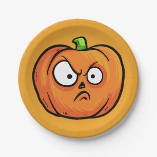 Halloween Pumpkins Papier Teller 2