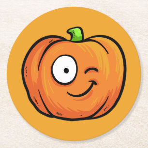 Halloween Pumpkins Papier Untersetzer 6