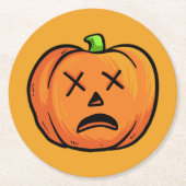 Halloween Pumpkins Papier Untersetzer 9 (Vorderseite)