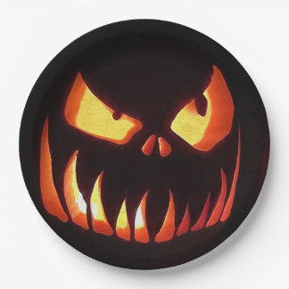 Halloween Pumpkins Pappteller