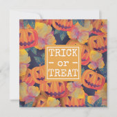 Halloween Pumpkins Party | Einladung (Vorderseite)