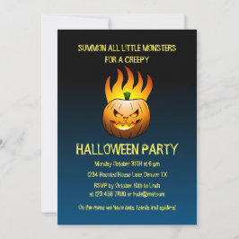 Halloween Pumpkins Party Einladung