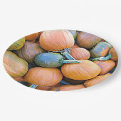 Halloween Pumpkins Party Paper Teller (Schrägansicht)