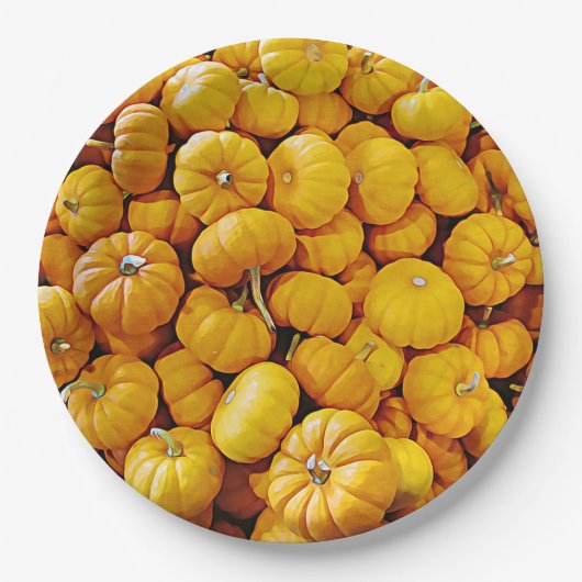 Halloween Pumpkins Party Paper Teller (Vorderseite)