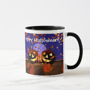 Halloween Pumpkins Playing Tasse
