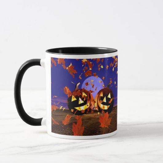 Halloween Pumpkins Playing Tasse (Links)