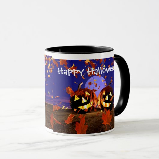 Halloween Pumpkins Playing Tasse (VorderseiteRechts)