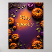 Halloween Pumpkins Poster (Vorne)