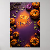 Halloween Pumpkins Poster (Vorne)