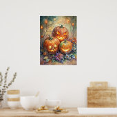 Halloween Pumpkins Poster (Küche)