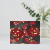 Halloween Pumpkins Postkarte (Stehend Vorderseite)