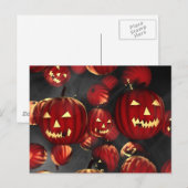 Halloween Pumpkins Postkarte (Vorne/Hinten)