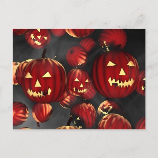 Halloween Pumpkins Postkarte (Vorderseite)