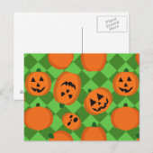 Halloween Pumpkins Postkarte (Vorne/Hinten)