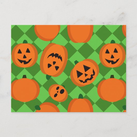 Halloween Pumpkins Postkarte (Vorderseite)