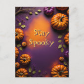 Halloween Pumpkins Postkarte (Vorderseite)