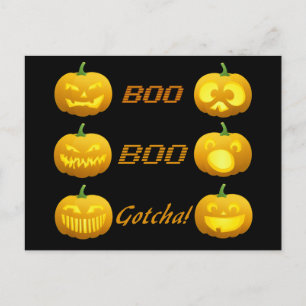 Halloween Pumpkins Postkarte