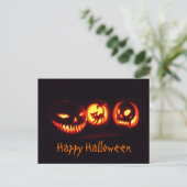 Halloween Pumpkins Postkarte (Stehend Vorderseite)
