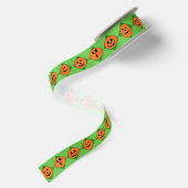 Halloween Pumpkins Satinband (Rückseite)