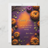 Halloween Pumpkins Save The Date (Vorderseite)