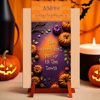 Halloween Pumpkins Save The Date