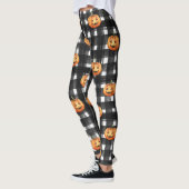 Halloween Pumpkins: Schachbrettmuster. Leggings (Links)