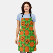 Halloween Pumpkins Schürze (Getragen)