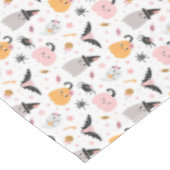 Halloween Pumpkins, Spinnen, Geist, Fledermäuse un Tischdecke (Schrägansicht)