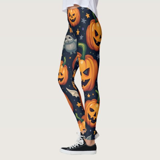 Halloween Pumpkins: Spooky Seamless Pattern. Leggi Leggings (Links)