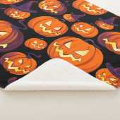 Halloween Pumpkins: Spooky Seamless Pattern. Sherpadecke (3/4)