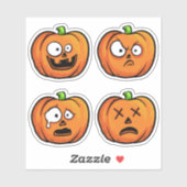 Halloween Pumpkins Sticker (Blatt)