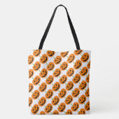 Halloween Pumpkins Tasche (Rückseite)