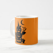 Halloween Pumpkins Tasse (Vorderseite Links)