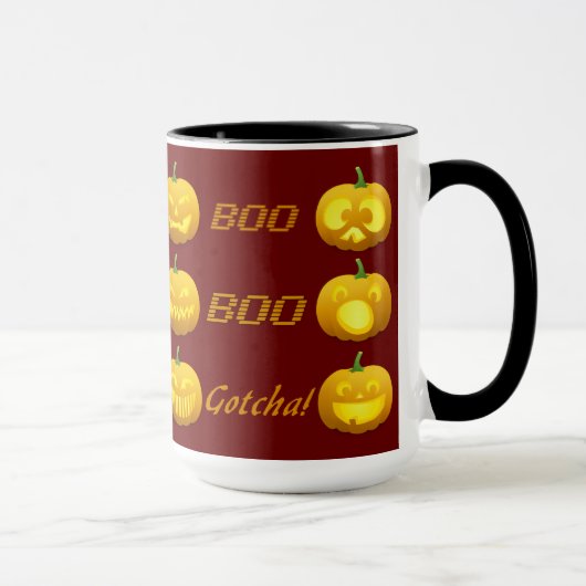 Halloween Pumpkins Tasse (Rechts)