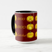 Halloween Pumpkins Tasse (Vorderseite Links)