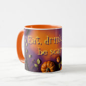 Halloween Pumpkins Tasse (Vorderseite Links)