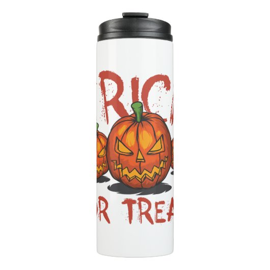 Halloween Pumpkins Thermosbecher (Vorderseite)
