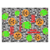 Halloween Pumpkins Tischdecke (Vorderseite (Horizontal))