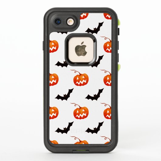 Halloween Pumpkins und Fledermäuse, Trick oder Tre (Rückseite)