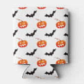 Halloween Pumpkins und Fledermäuse, Trick oder Tre Dosenkühler (Rückseite)