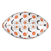 Halloween Pumpkins und Fledermäuse, Trick oder Tre Football (Vorderseite)