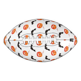 Halloween Pumpkins und Fledermäuse, Trick oder Tre Football