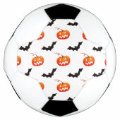 Halloween Pumpkins und Fledermäuse, Trick oder Tre Fußball (Vorderseite)