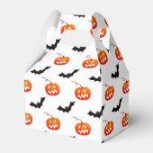 Halloween Pumpkins und Fledermäuse, Trick oder Tre Geschenkschachtel (Vorderseite)
